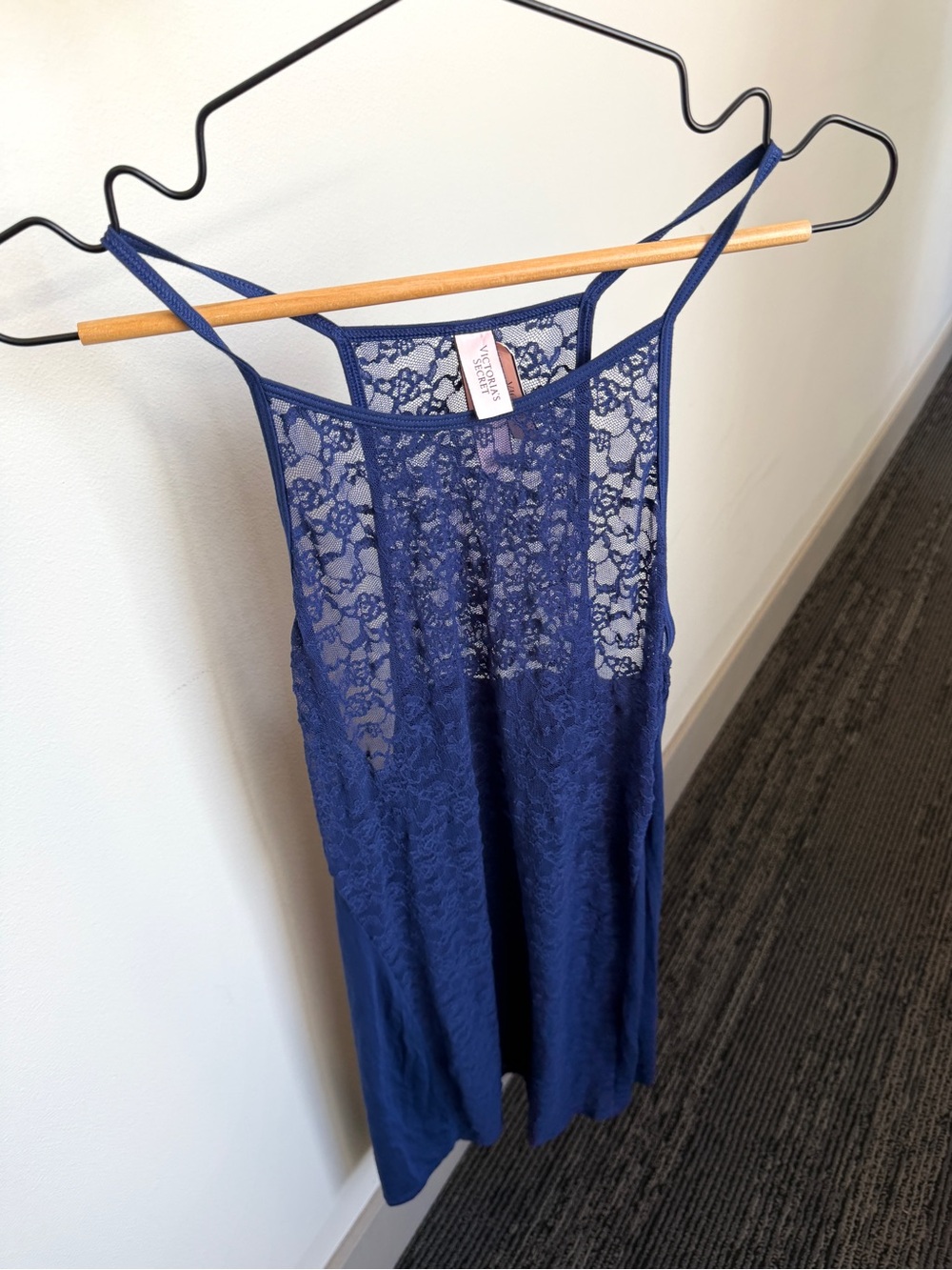 Victoria’s Secret Cobalt Blue Lace Slip Dress 💙